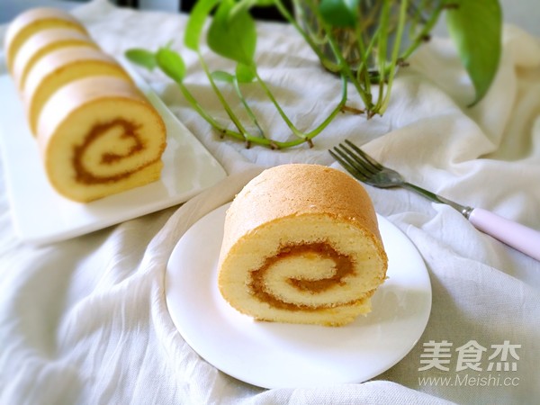 Applesauce Cake Roll recipe