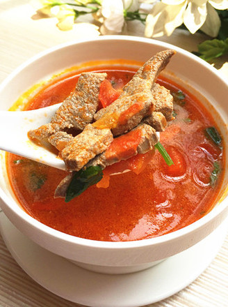 Tomato Pork Liver Soup recipe