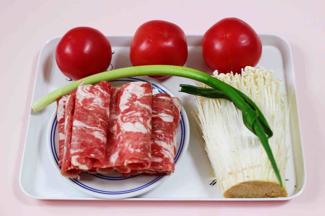 [prosperous] Beef Roll with Enoki Mushroom and Sour Soup recipe