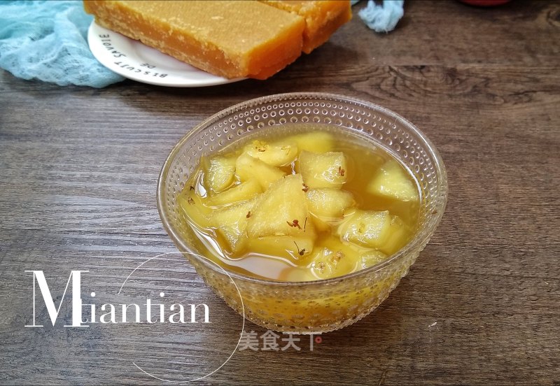 Stewed Apples with Brown Sugar Osmanthus recipe