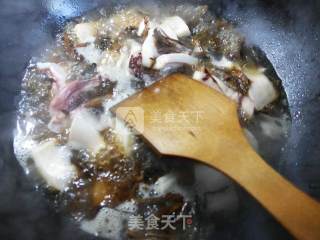 Grilled Cuttlefish with Bamboo Shoots and Dried Vegetables recipe