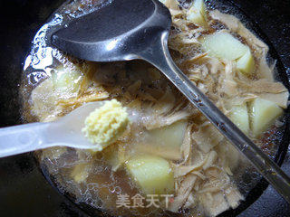 Potatoes with Bamboo Shoots recipe