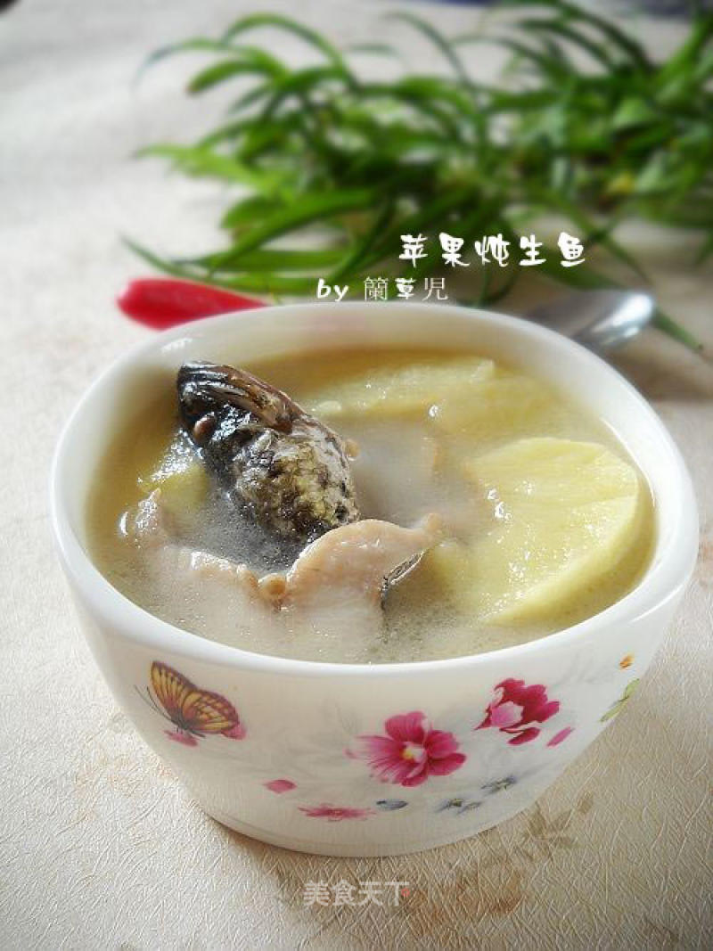 Apple Stewed Raw Fish recipe