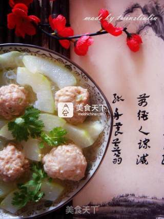 Winter Melon Meatball Soup recipe