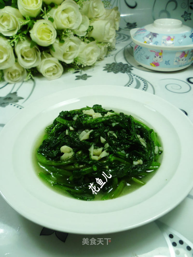 Garlic Chrysanthemum recipe