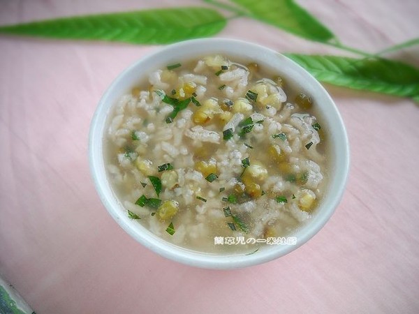 Mint Mung Bean Porridge recipe