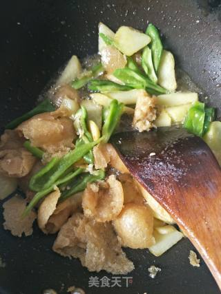 Fried Potatoes with Gluten in Oil recipe
