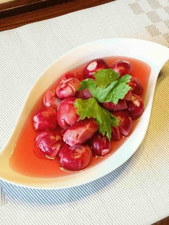 Sweet and Sour Cherry Radish recipe