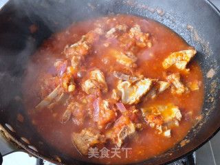 Pork Ribs Rice with Tomato Sauce recipe