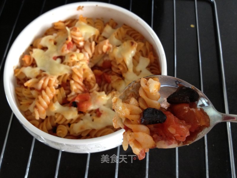 "big Seaside" Black Garlic Trial Report-baked Pasta with Tomato and Black Garlic