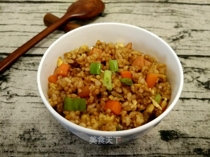 #trust之美# Fried Rice with Soy Sauce recipe