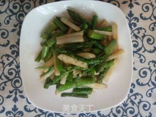Stir-fried Asparagus and Yam recipe