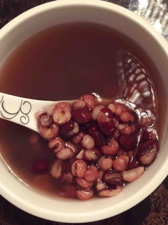 Red Bean, Coix Seed, Gorgon and Black Bean Congee recipe