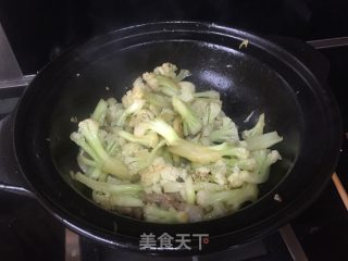 Stir-fried Cauliflower in Griddle recipe