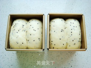 Black Sesame Water Cube Toast recipe