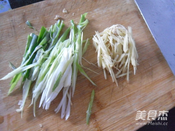 Salted Fish with Scallion and Ginger Oil recipe