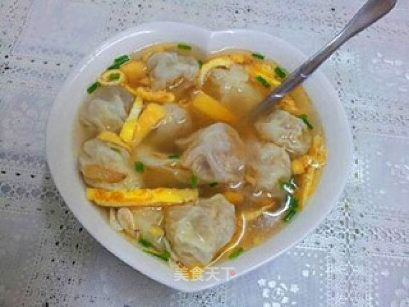 Fresh Mushroom Pork Wonton recipe