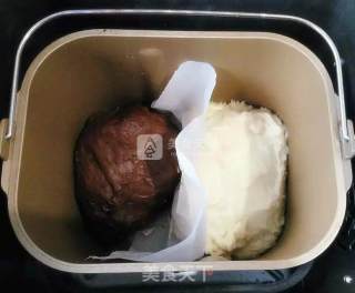 #东岭 Bread机# Dongling Hot Cyclone Two-color Toast recipe
