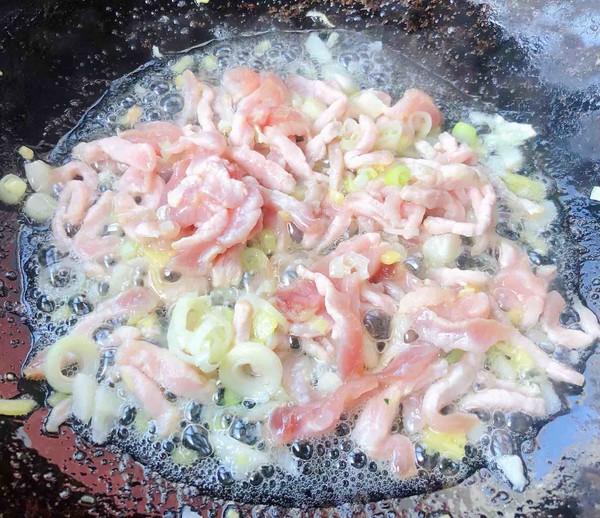 Stir-fried Shredded Pork with Seasonal Vegetables recipe