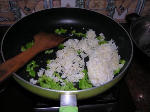 Hangjiao Egg Fried Rice recipe