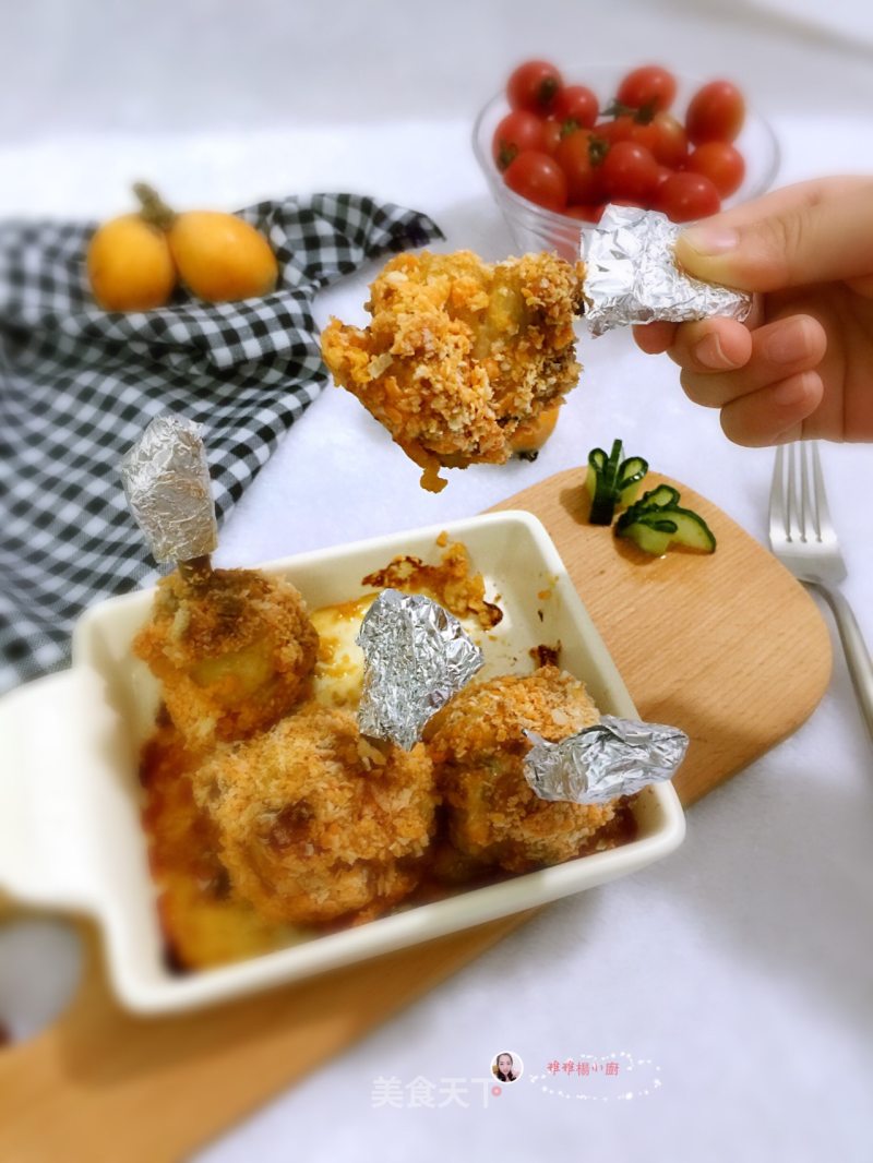 #the 4th Baking Contest and is Love to Eat Festival# Golden Chicken Wing Hammer recipe