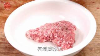 Home Cooking [dried Bitter Melon Stuffed Meat] recipe