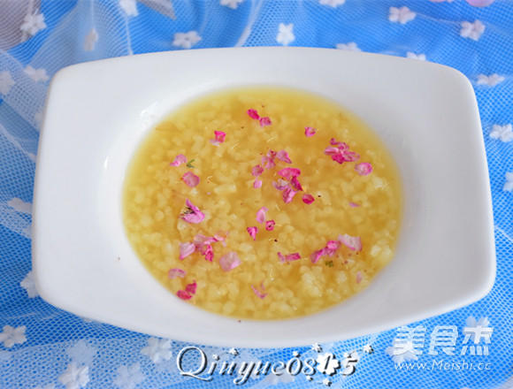 Peach Blossom Porridge recipe