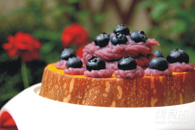 Blueberry Pumpkin Yam Puree recipe