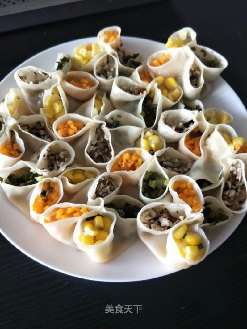 Four-color Steamed Dumplings recipe