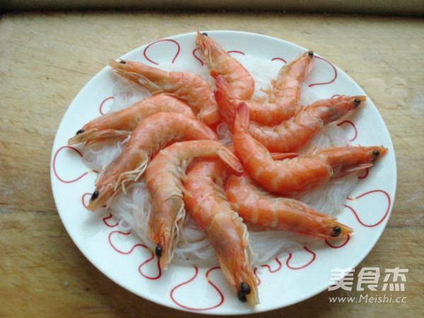 Steamed Shrimp with Garlic Vermicelli recipe