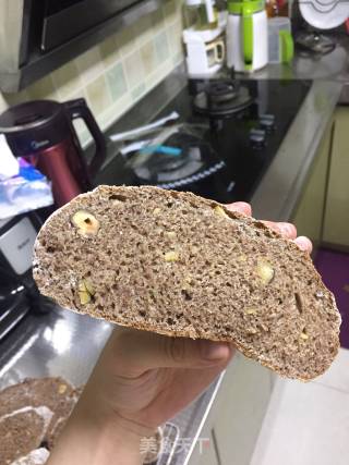 Cold-fermented Version of Wheat Germ Oil-free and Sugar-free Country Bread recipe