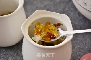 【peach Gum White Fungus Soup】 recipe