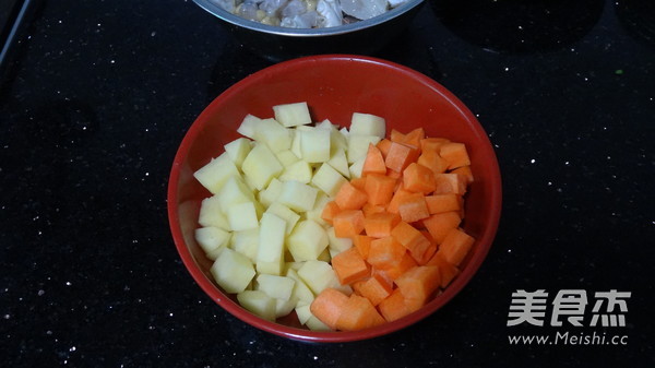 Carrot Potato Flower Crab Congee recipe