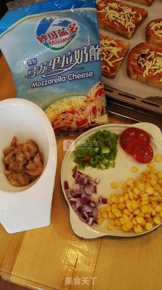 Simple Quick Shrimp Toast Pizza recipe