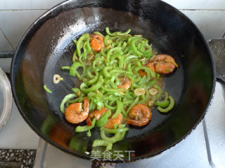 Snake Gourd Fried Prawns recipe