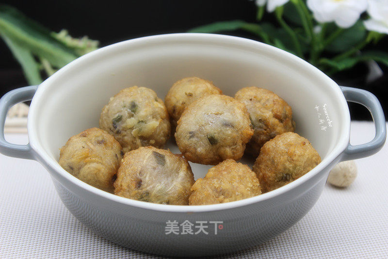 Soft Waxy Taro Balls recipe