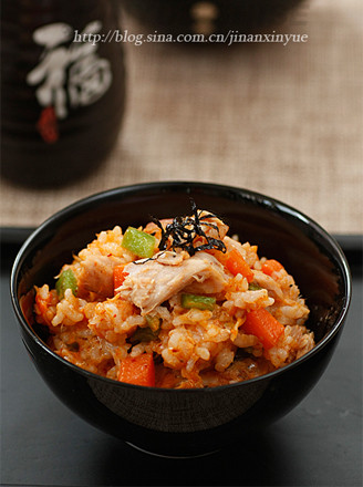 Tuna Spicy Cabbage Fried Rice recipe