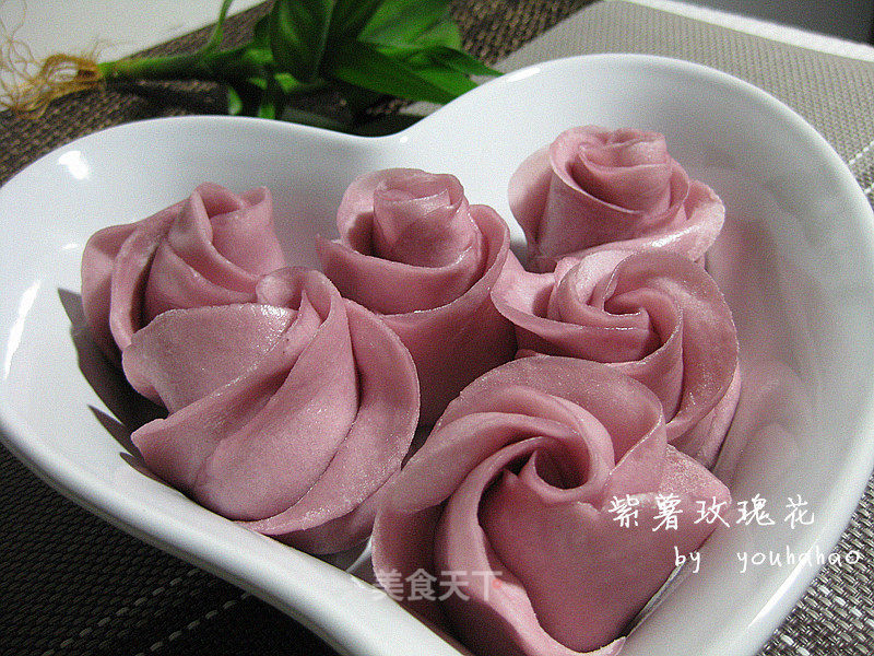 Purple Sweet Potato Rose recipe