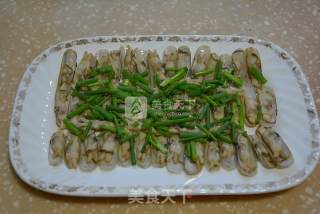 Scallion Razor Clams recipe