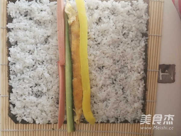 Quickly Making Sushi (seaweed Rice) recipe