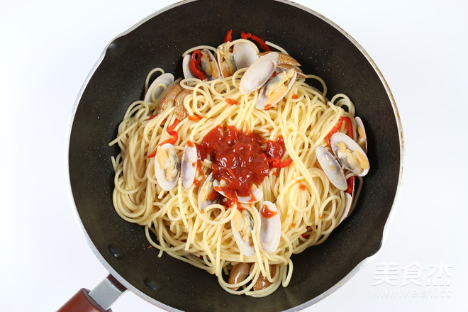 Seafood Spaghetti recipe