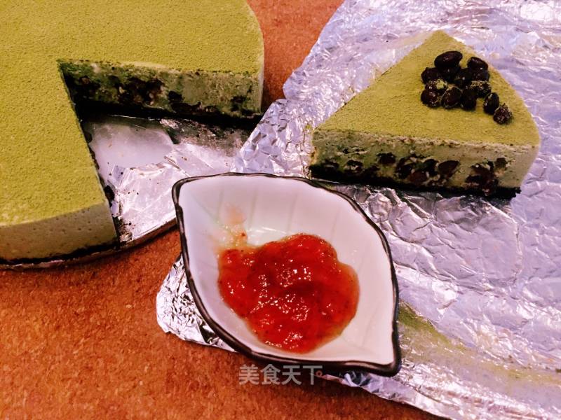 Matcha Red Bean Mousse recipe