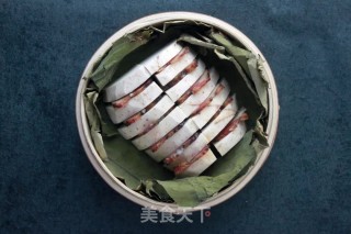 Steamed Bacon with Lotus and Taro recipe