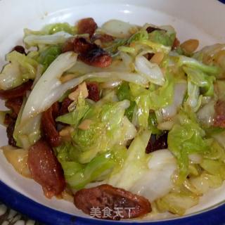 Sausage Shredded Cabbage recipe