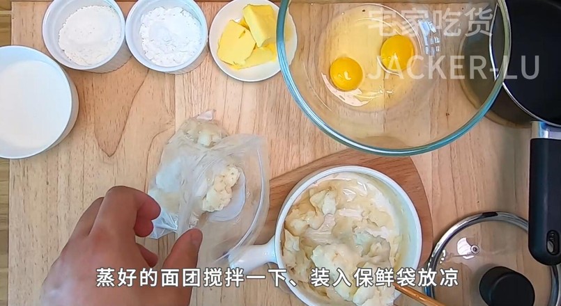 Colorful Snowy Mooncakes, Delicious Egg Yolk Coconut Paste Filling. recipe