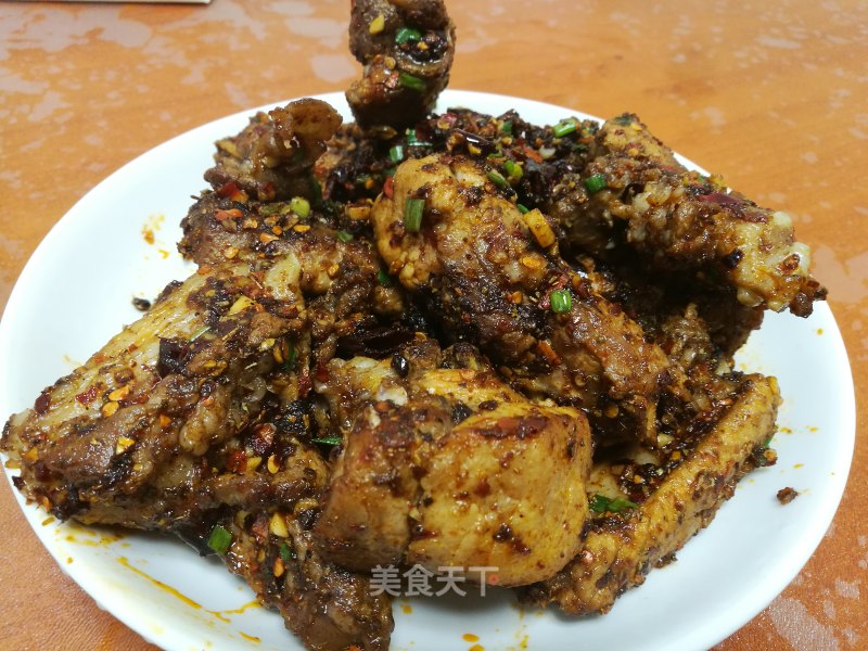 Scallion and Cumin Spare Ribs recipe