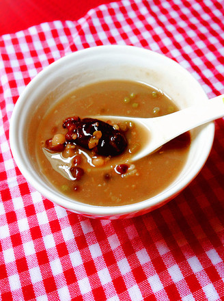 Red Beans, Millet, Oats, Red Dates Porridge