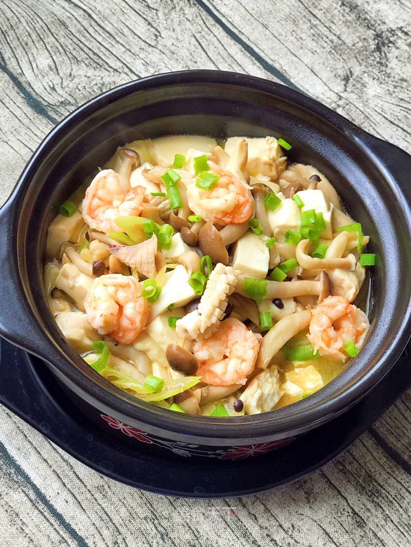 Three Fresh Tofu Pot recipe