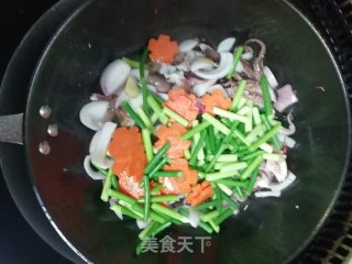 Stir-fried Octopus with Black Pepper Sauce recipe