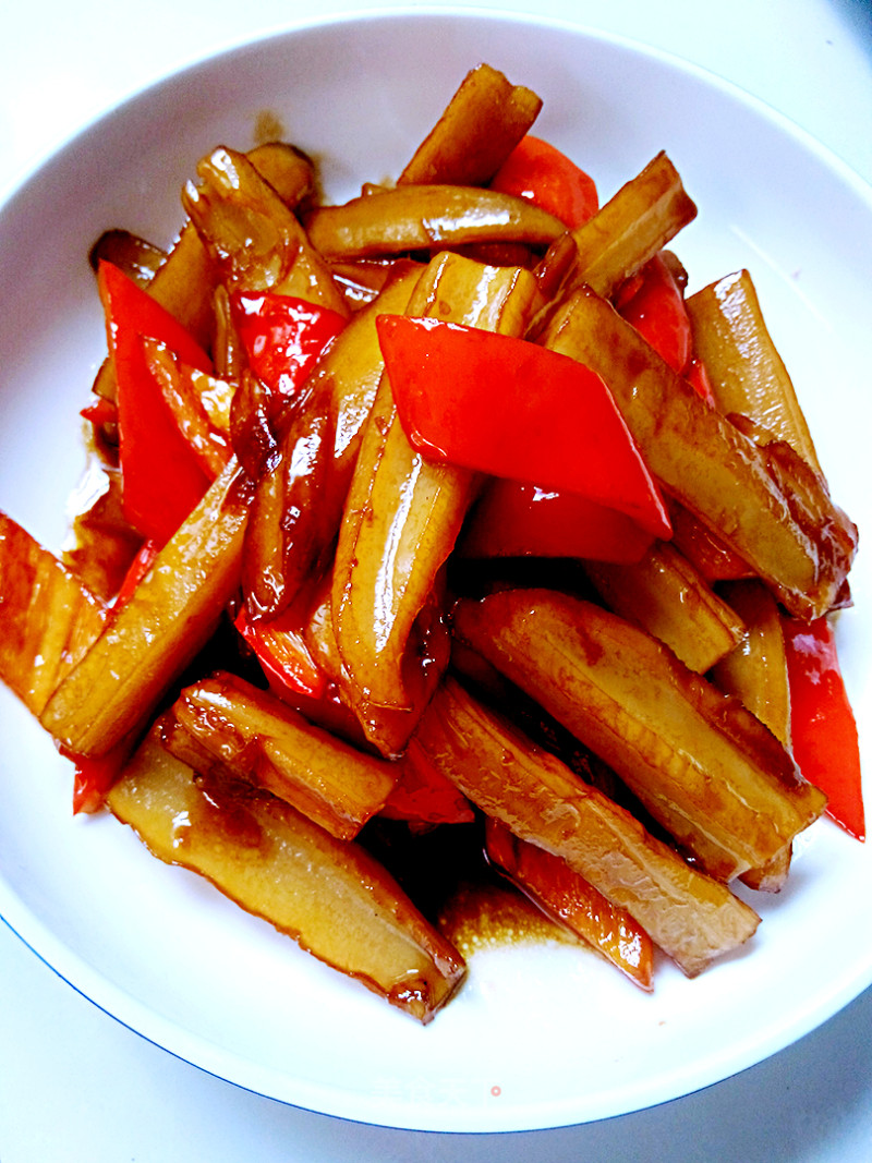 Sweet and Sour Lotus Root Strips recipe